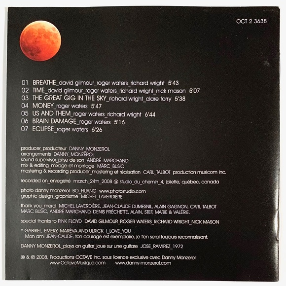 Pink Floyd's Dark Side Of The Moon CD Transcription For Classical Guitar - Picture 2 of 4